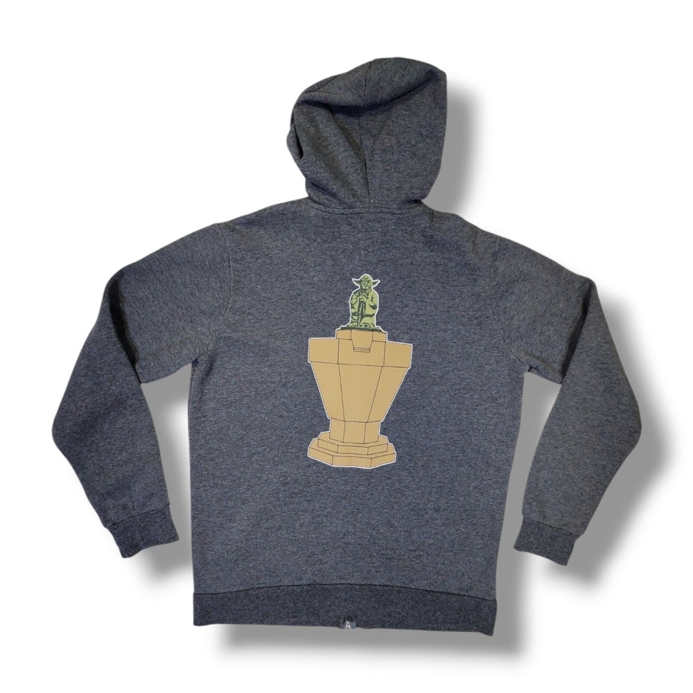 Star Wars Our Universe 50th Lucasfilm Gray Zip Up Hoodie Size Men's Small - Picture 2 of 14